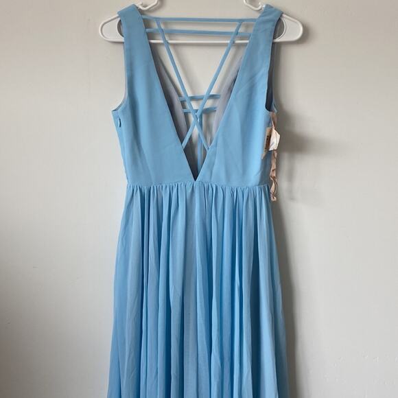 Fame & Partners Summer Angel Dress in Ice Blue Size: 2 - Picture 9 of 13